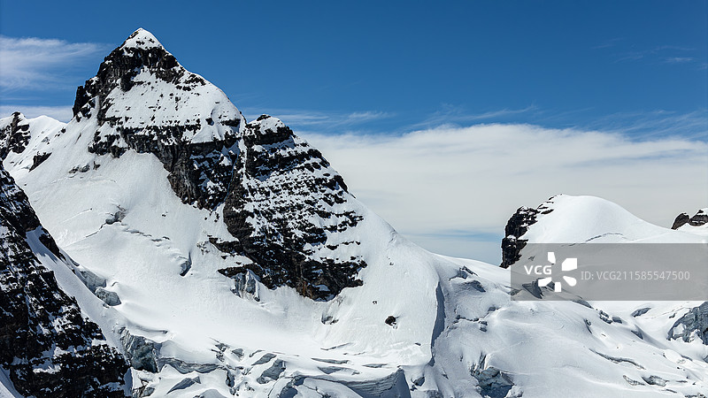 玻利维亚 拉巴斯 Glaciar Ventanani 冰川图片素材