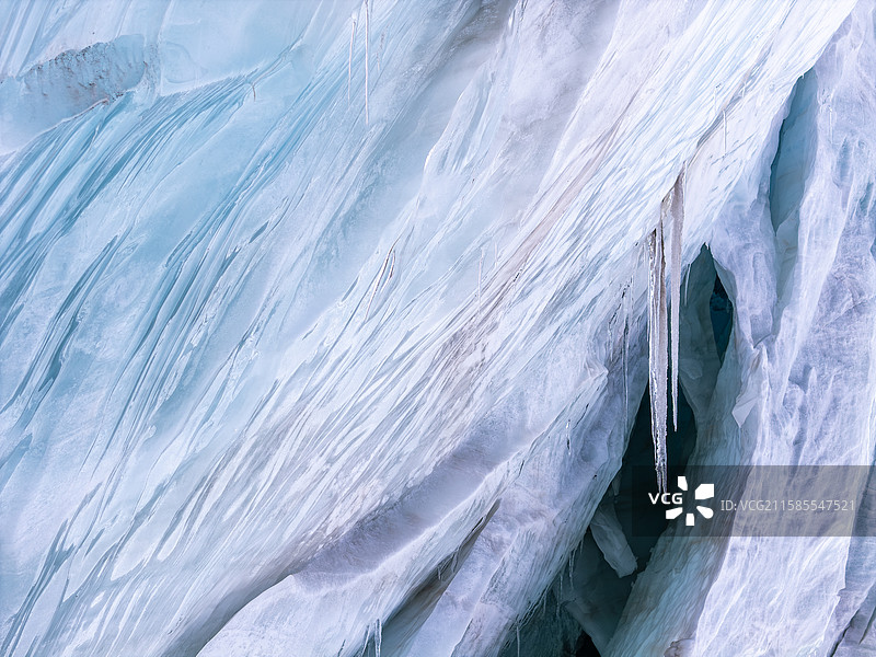 玻利维亚 拉巴斯 Glaciar Ventanani 冰川图片素材