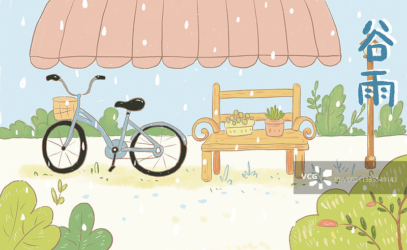 24节气之谷雨图片素材