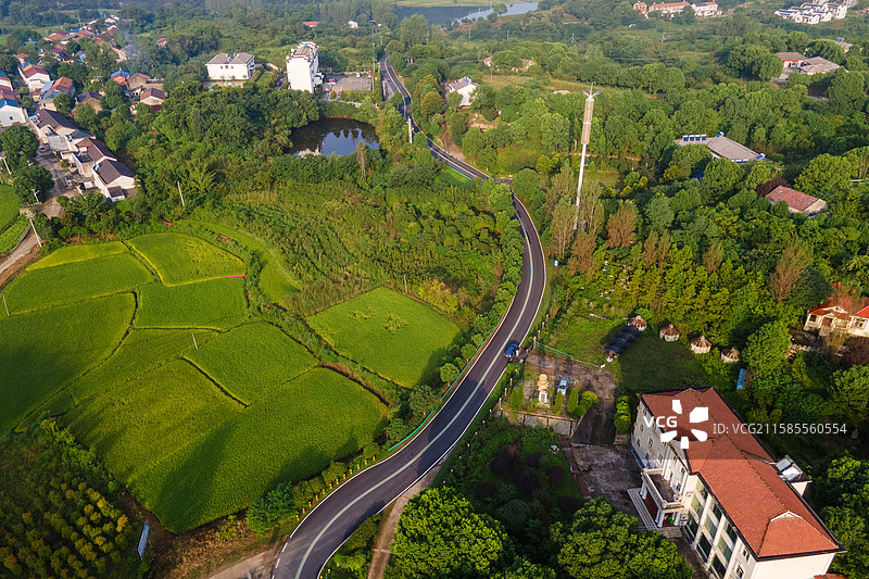 孝感市观音湖风光图片素材