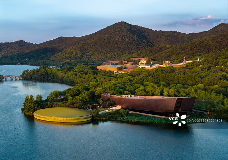 杭州湘湖跨湖桥遗址博物馆图片素材