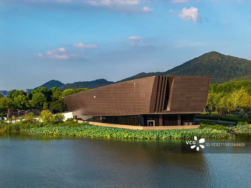 杭州湘湖跨湖桥遗址博物馆图片素材