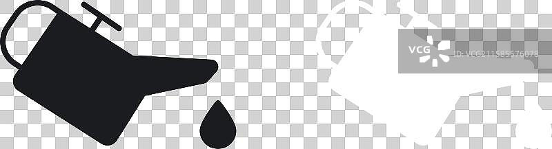 油罐图标集，采用纯黑白色设计图片素材