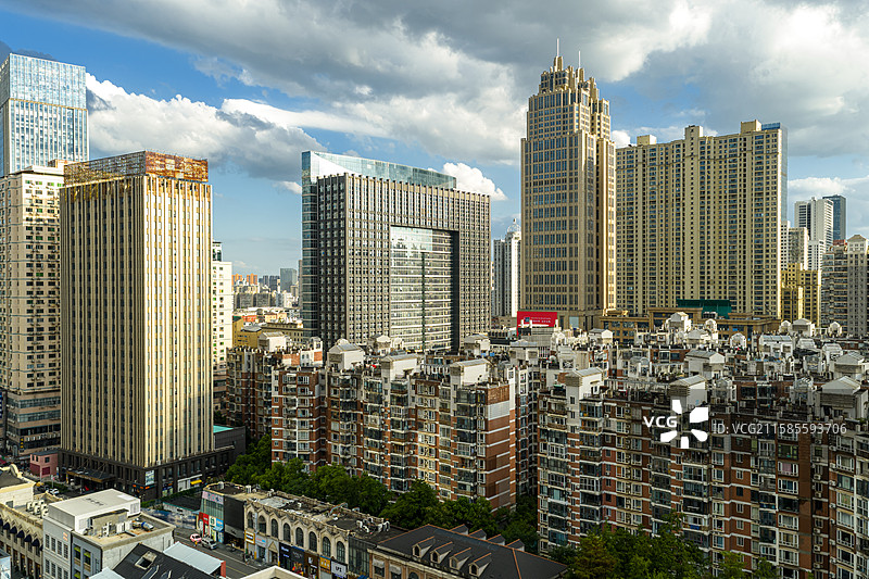 黄鹤楼楚河汉街东湖航拍图片素材