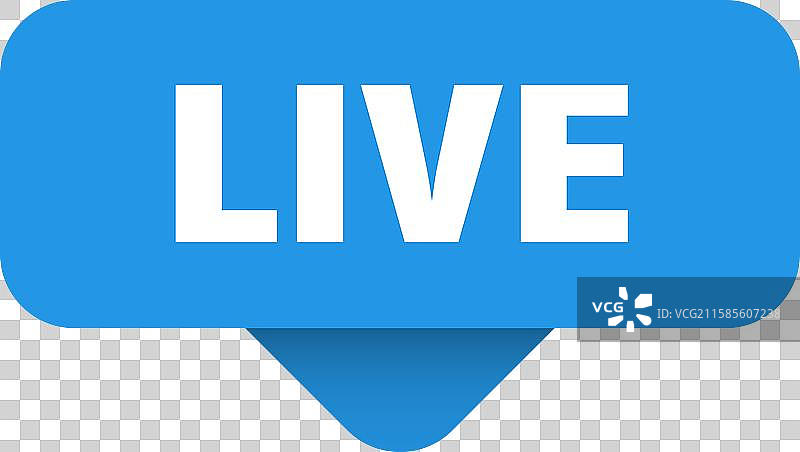 透明背景上的实时贴纸实时标志图片素材