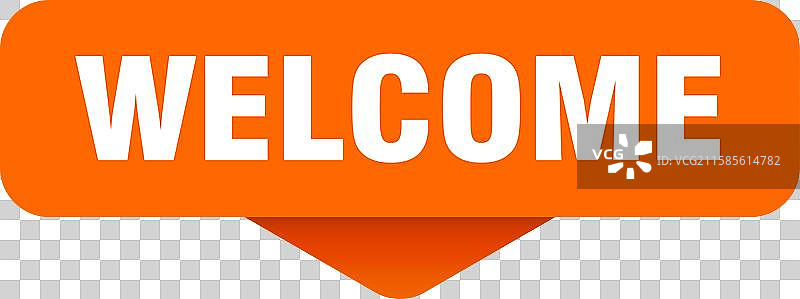 欢迎贴纸 透明的欢迎标志图片素材