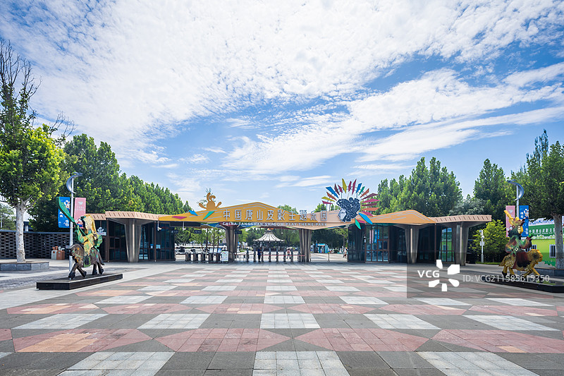中国唐山皮影主题乐园图片素材
