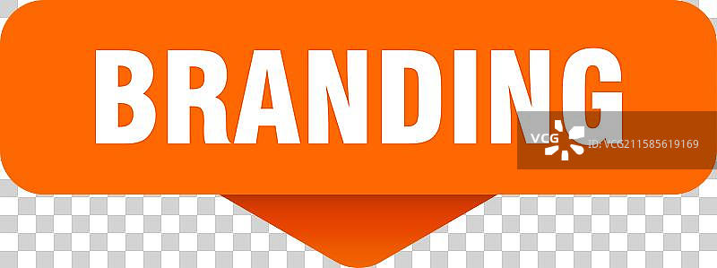 透明背景上的品牌贴纸品牌标志图片素材