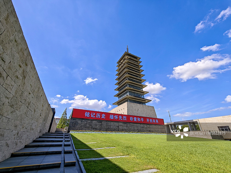 上海淞沪抗战纪念馆（位于上海淞沪抗战纪念公园内）图片素材