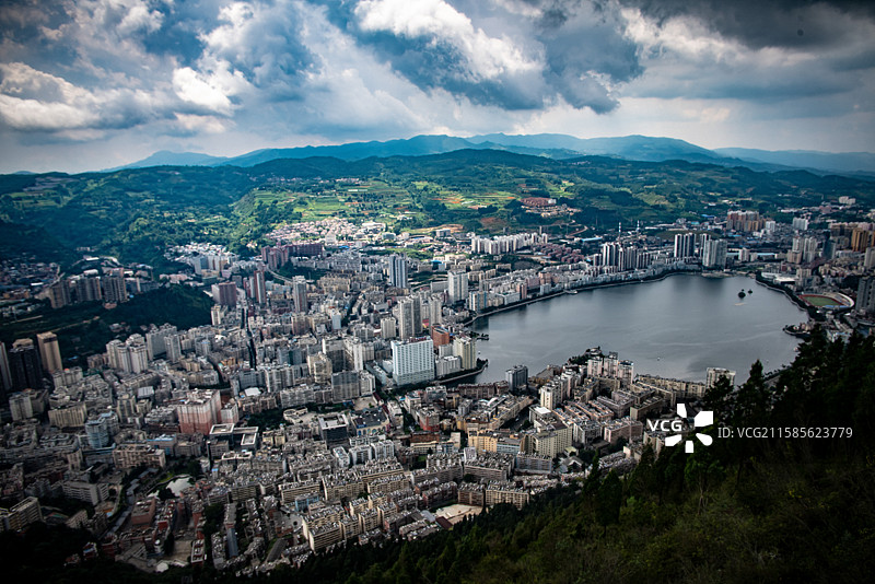 个旧：锡都图片素材