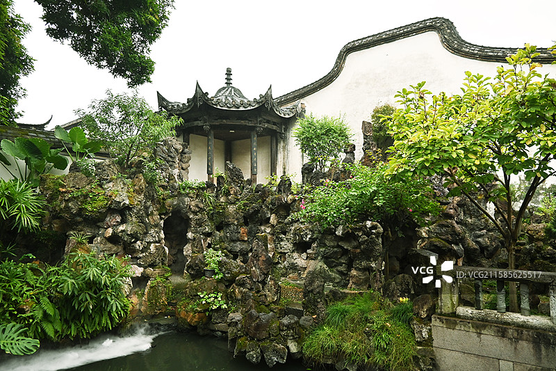 福州三坊七巷小黄楼亭子图片素材