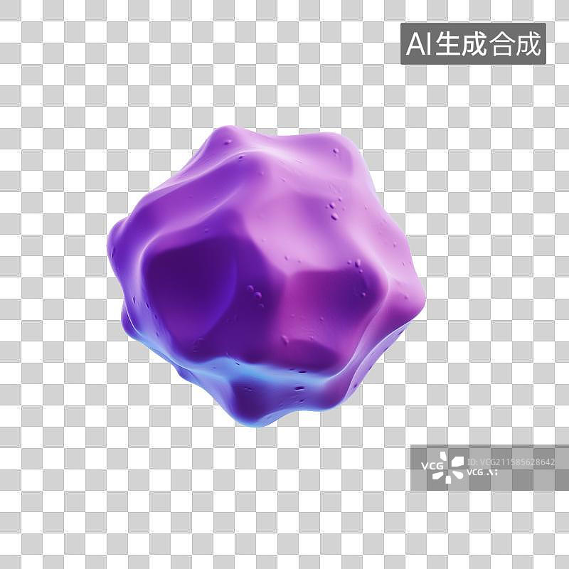 【AI数字艺术】3D三维陨石流星元素图片素材