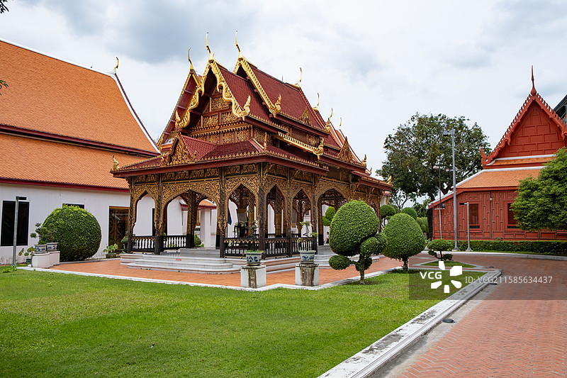 泰国国家博物馆，泰式风格建筑图片素材