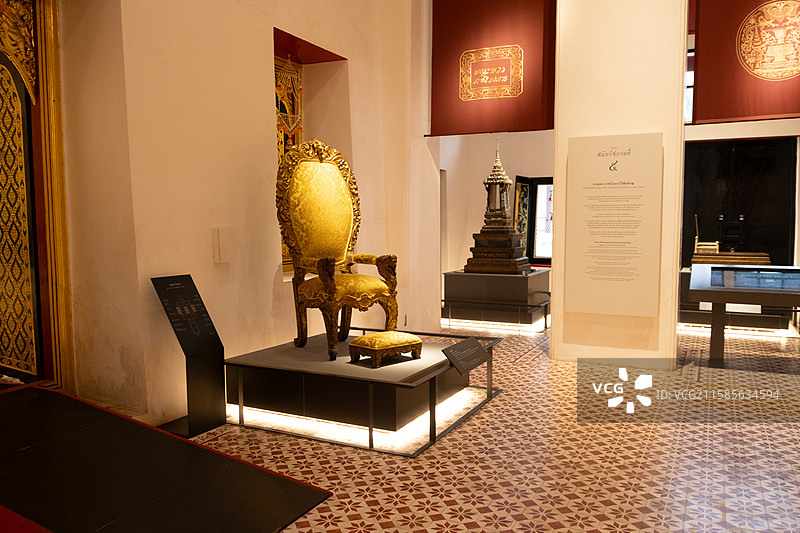 泰国国家博物馆，泰国王室历史文物图片素材