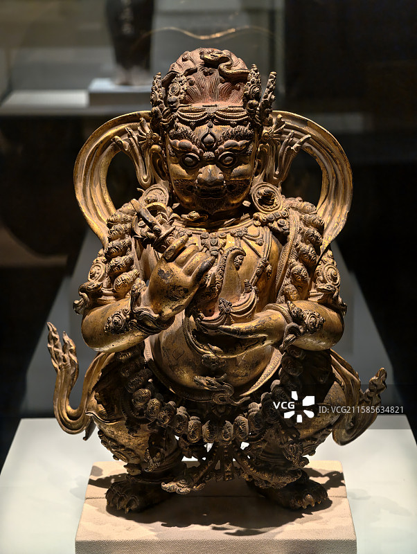 武威市博物馆·元代·大黑天图片素材