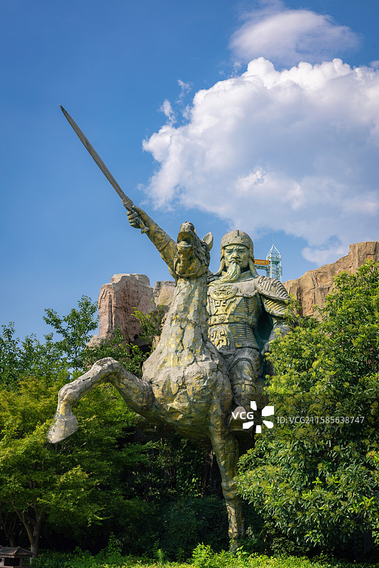 常州春秋淹城乐园游玩风光图片素材