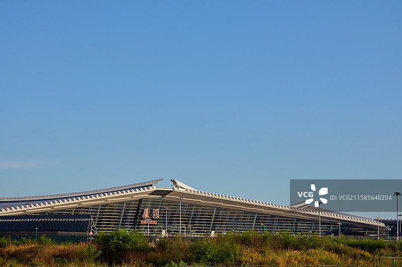 厦门高崎国际机场航站楼建筑图片素材