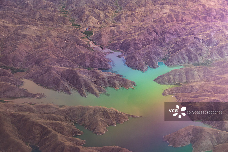 兰州市皋兰县高原绿洲图片素材