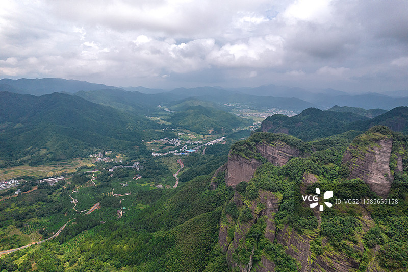 赣州龙南南武当山 航拍图片素材