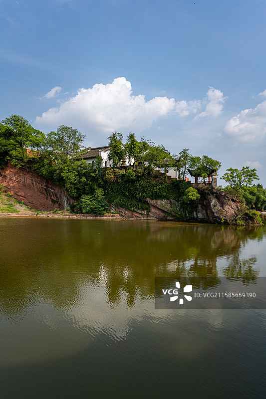 黄州东坡赤壁（赤壁公园）风光图片素材
