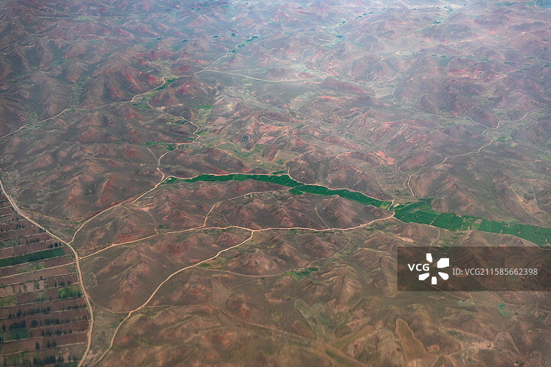 兰州市皋兰县高原绿洲图片素材