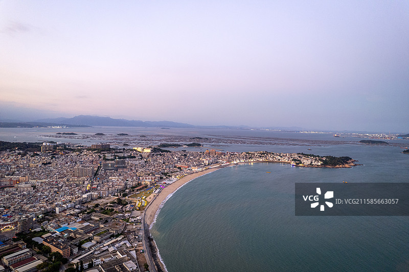 漳州市东山岛航拍 东山岛风光 左耳拍摄地图片素材