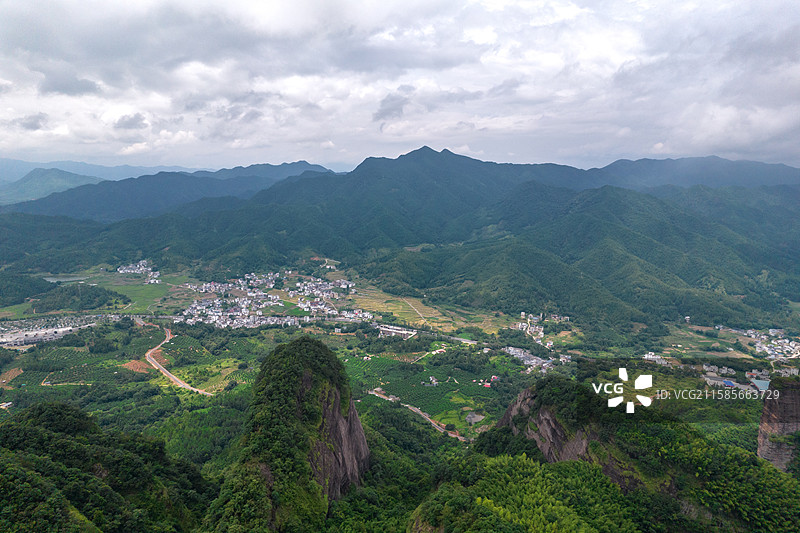 赣州龙南南武当山 航拍图片素材