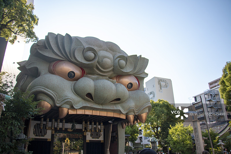 大阪城市印象-难波八坂神社图片素材