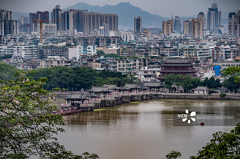 潮州城市天际线图片素材