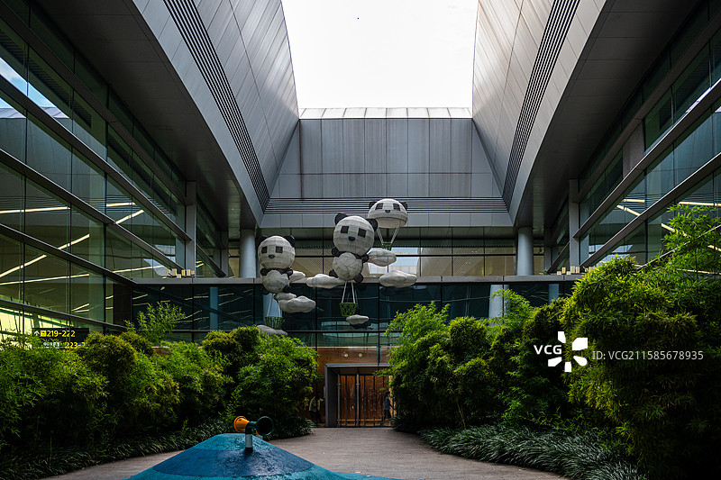 成都天府机场候机厅图片素材