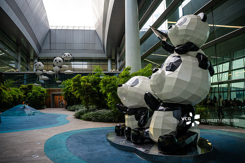 成都天府机场候机厅图片素材