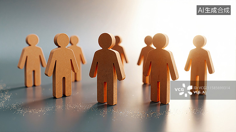 【AI数字艺术】团队协作精神图片素材