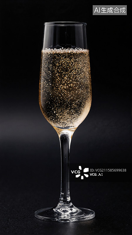 【AI数字艺术】香槟高脚杯图片素材