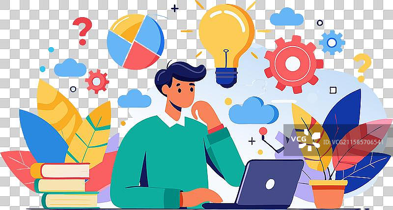 问题解决与创造性思维图片素材