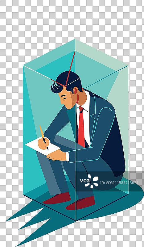 商人创造个人空间图片素材