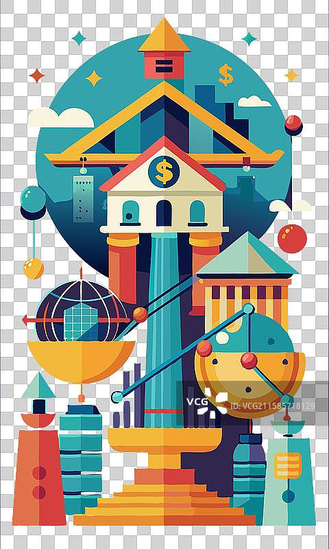 中央银行余额货币政策图片素材