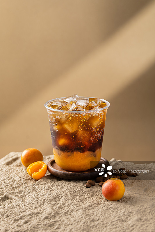 红杏美式咖啡图片素材