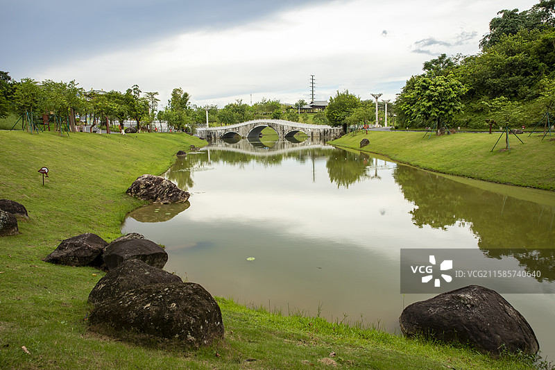 金台山智慧公园图片素材