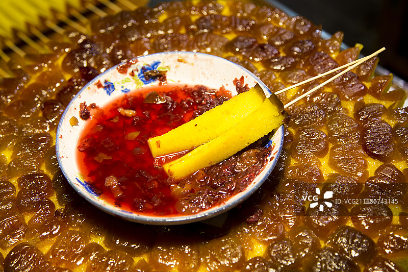 西安桂花糕图片素材