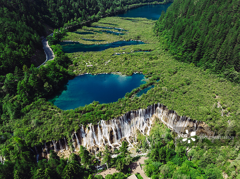 四川阿坝九寨沟景区图片素材