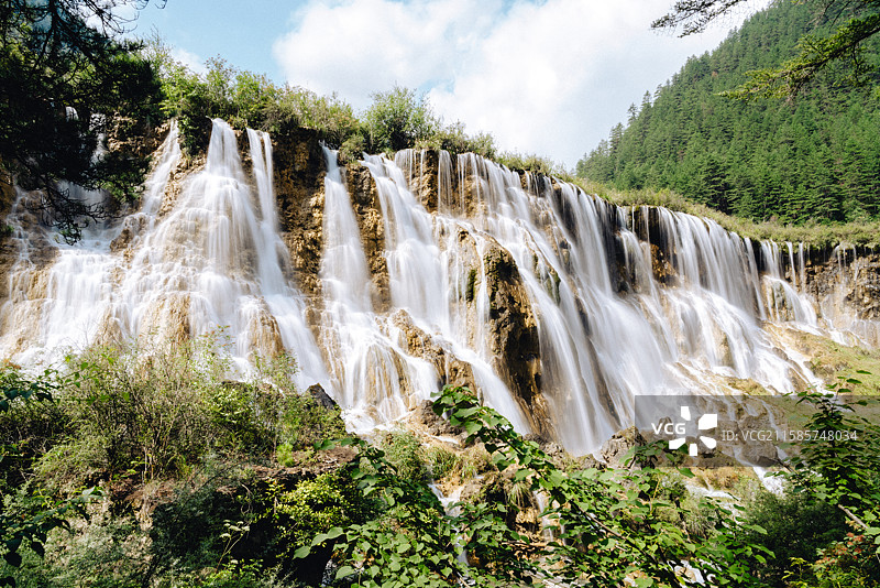 四川阿坝九寨沟景区图片素材