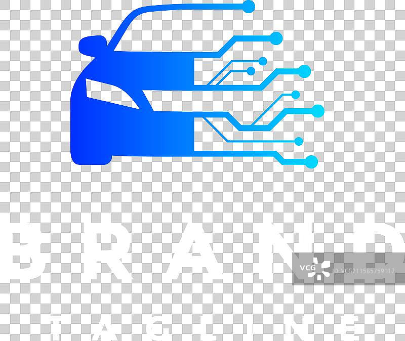 电动车轮廓标志设计图片素材