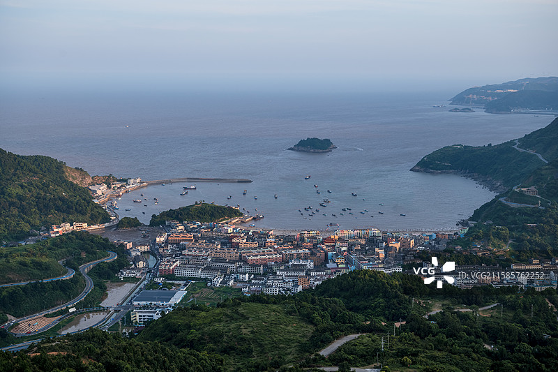 杨家尖眺望炎亭图片素材