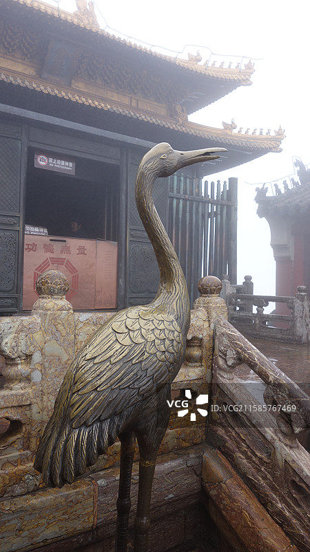 湖北省十堰市丹江口市武当山：金顶金殿图片素材