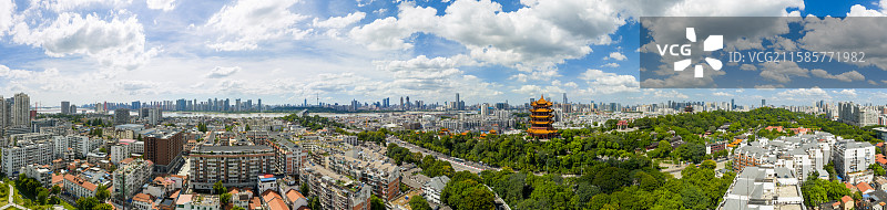 黄鹤楼接片图片素材