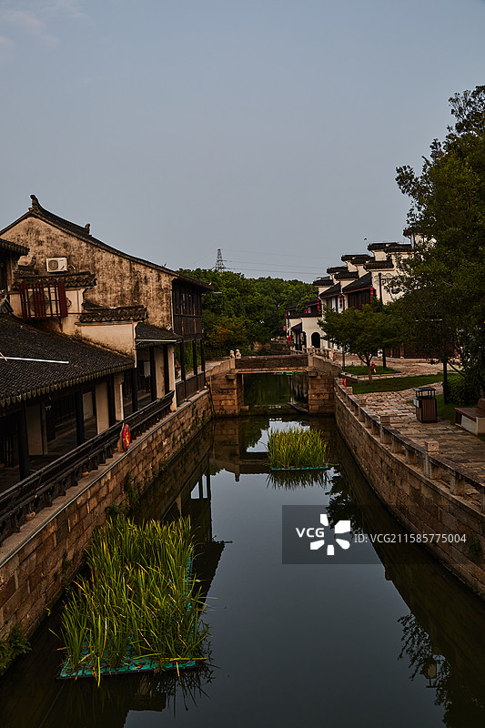 江苏省苏州市张家港市凤凰镇恬庄古镇图片素材