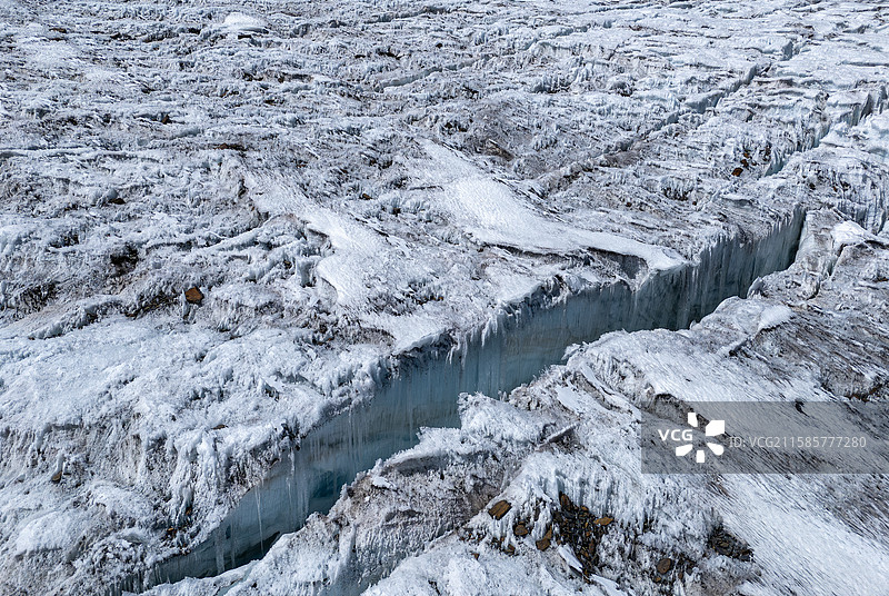 玻利维亚 拉巴斯 Glaciar Ventanani 冰川图片素材