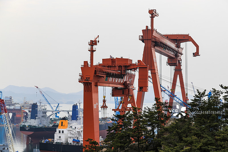 韩国全罗南道木浦港图片素材