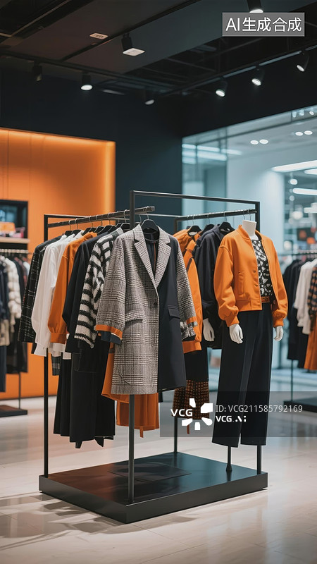 【AI数字艺术】时尚服装展示图片素材