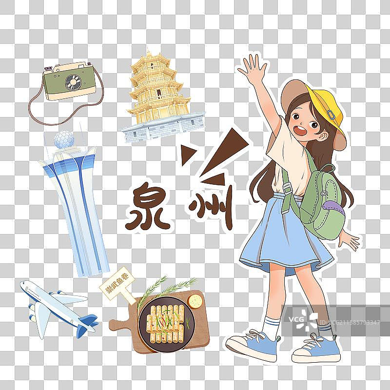 泉州城市元素图片素材